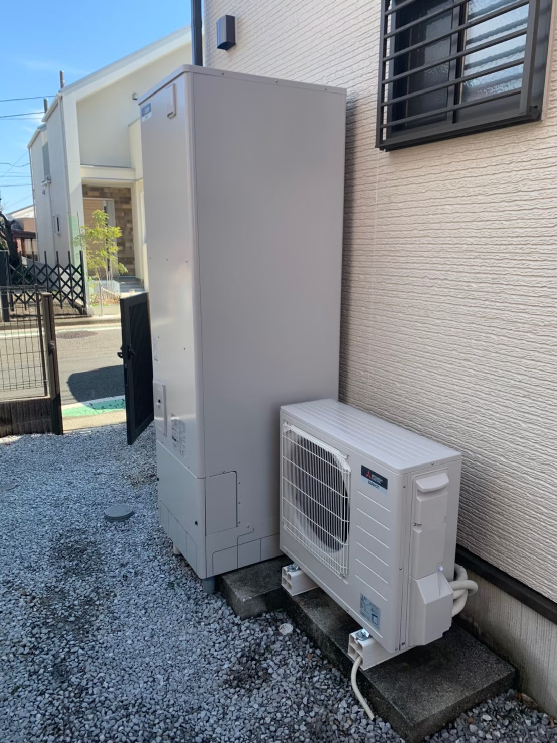 神奈川県横浜市戸塚区s様 長府ehp 4645gpxhから三菱srt S464ua エコキュートの取り替え 新設 交換 修理の事ならみずほ住設