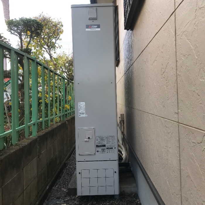 コロナエコキュートCHP-H3726A2から三菱エコキュートSRT-S375UZ｜エコキュート交換工事｜千葉県木更津市太田｜エンゼルハウス