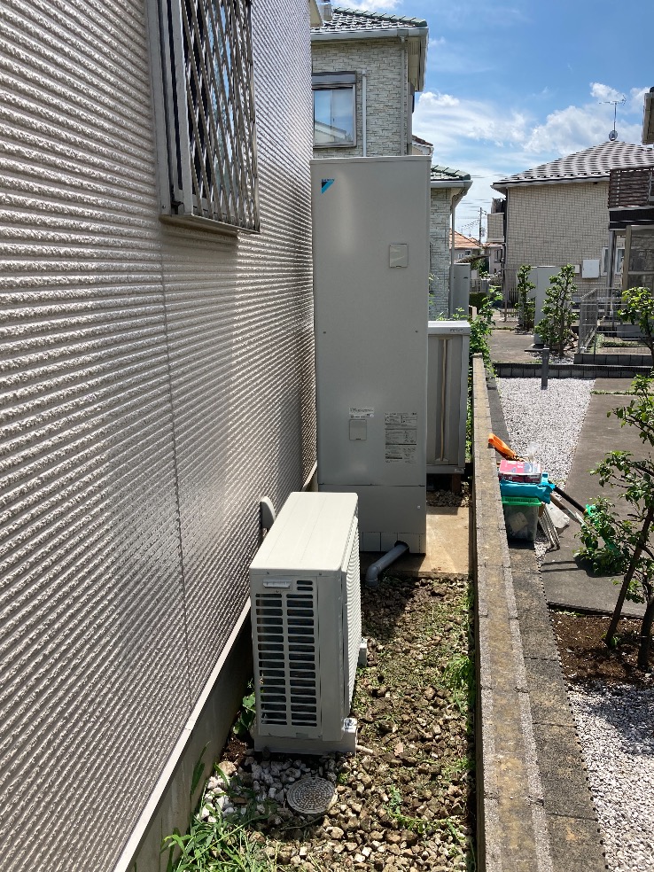 埼玉県上尾市瓦葺 エコキュート交換工事H様