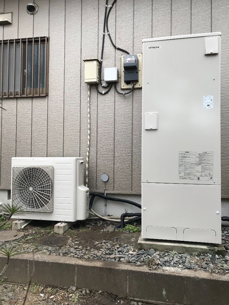 千葉県東金市北之幸谷エコキュート交換工事I様