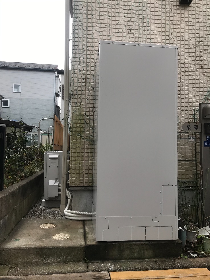 埼玉県朝霞市朝志ケ丘エコキュート交換工事K様