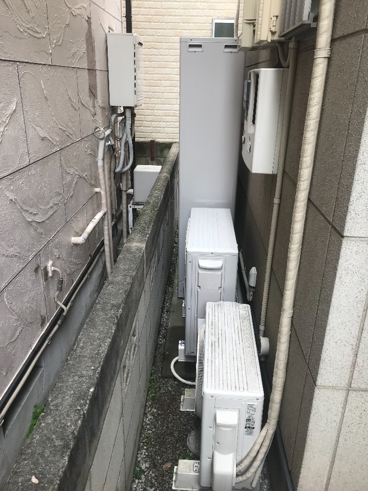 埼玉県草加市住吉エコキュート交換工事W様