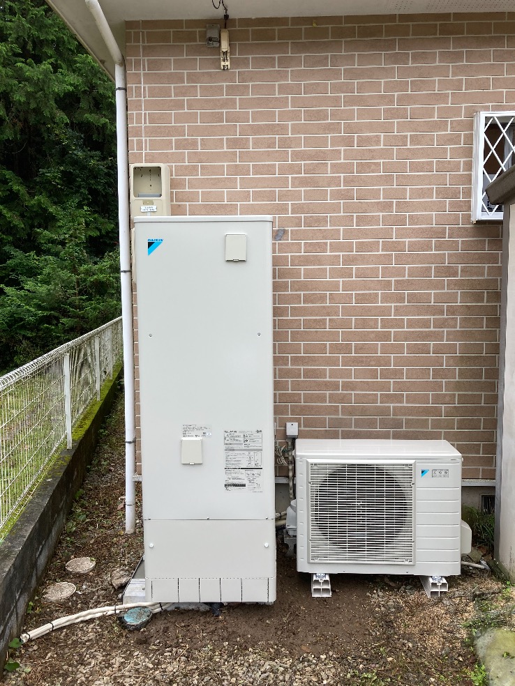 栃木県矢板市中 エコキュート交換工事M様