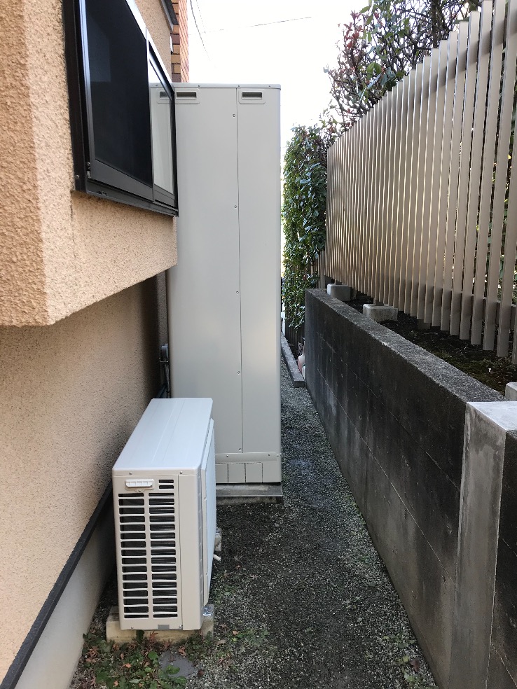 神奈川県横浜市青葉区すすき野エコキュート交換工事W様