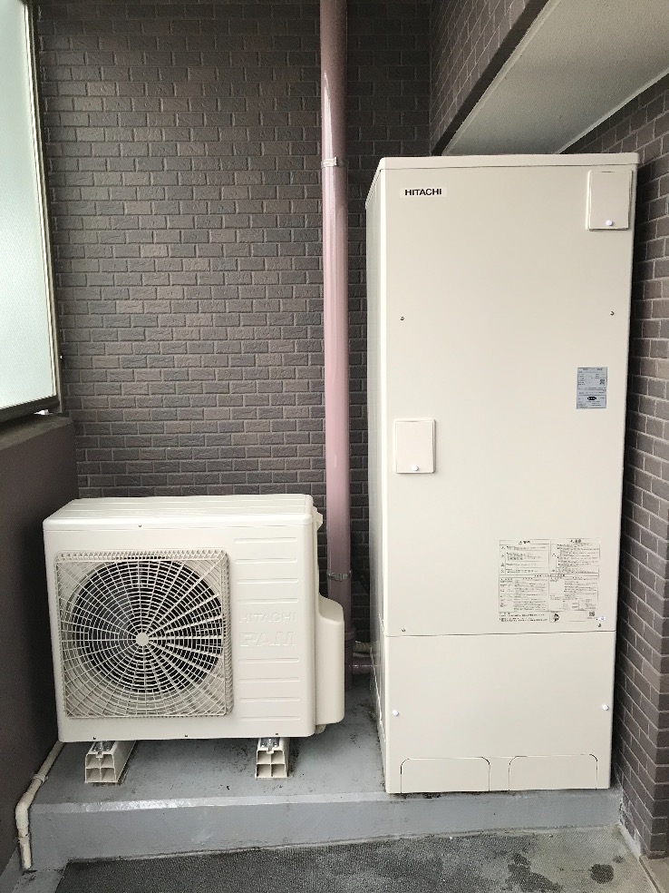 茨城県水戸市三の丸 エコキュート交換工事K様