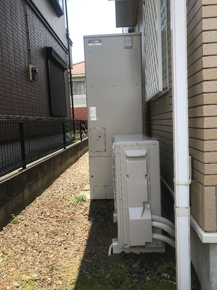 ナショナル電気温水器dh 46g2abから三菱エコキュートsrt S375u エコキュート交換工事 ナショナル電気温水器dh 46g2abから三菱エコキュートsrt S375u エコキュート交換工事