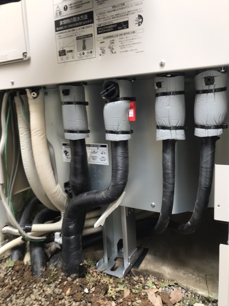コロナエコキュートchp 4614atから三菱エコキュートsrt S465 エコキュート交換工事 東京都 コロナエコキュートchp 4614atから三菱エコキュートsrt S465 エコキュート交換工事 東京都