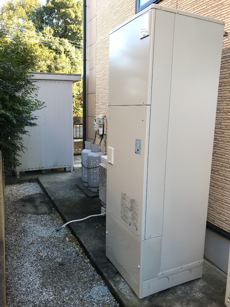 埼玉県東松山市エコキュート交換工事T様