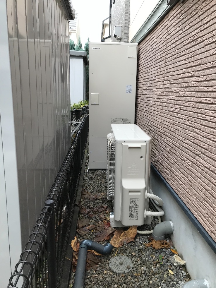 埼玉県北葛飾郡杉戸町エコキュート交換工事O様