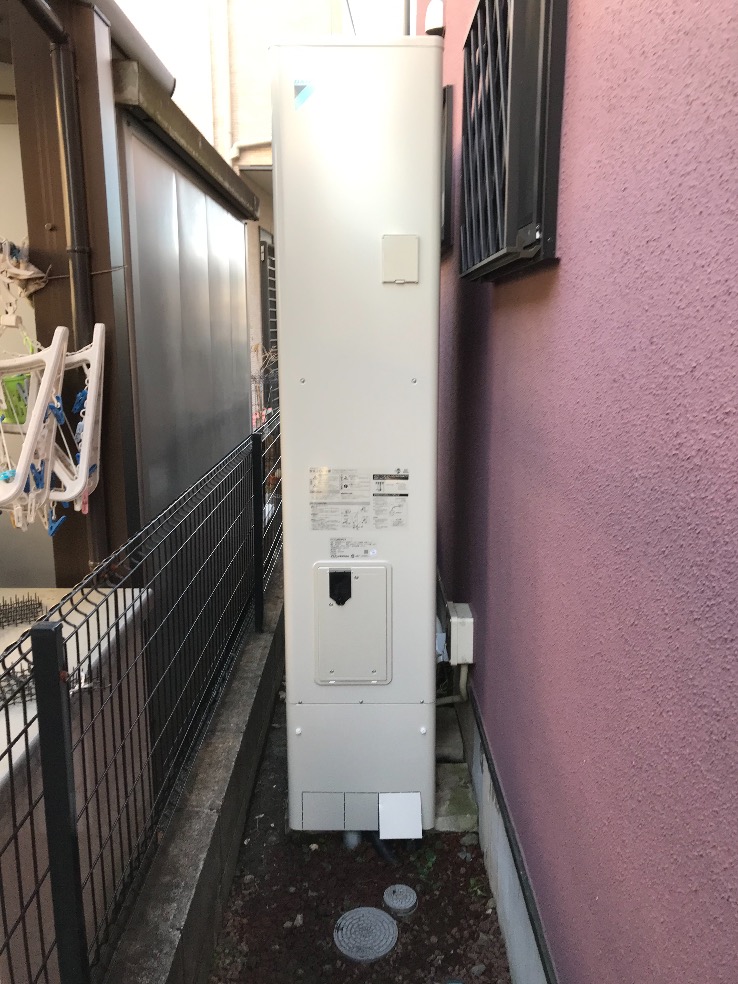東京都武蔵村山市エコキュート交換工事O様