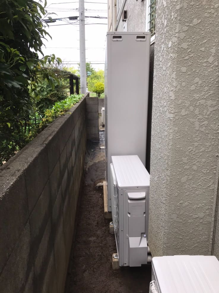 東京都稲城市矢野口エコキュート交換工事U様
