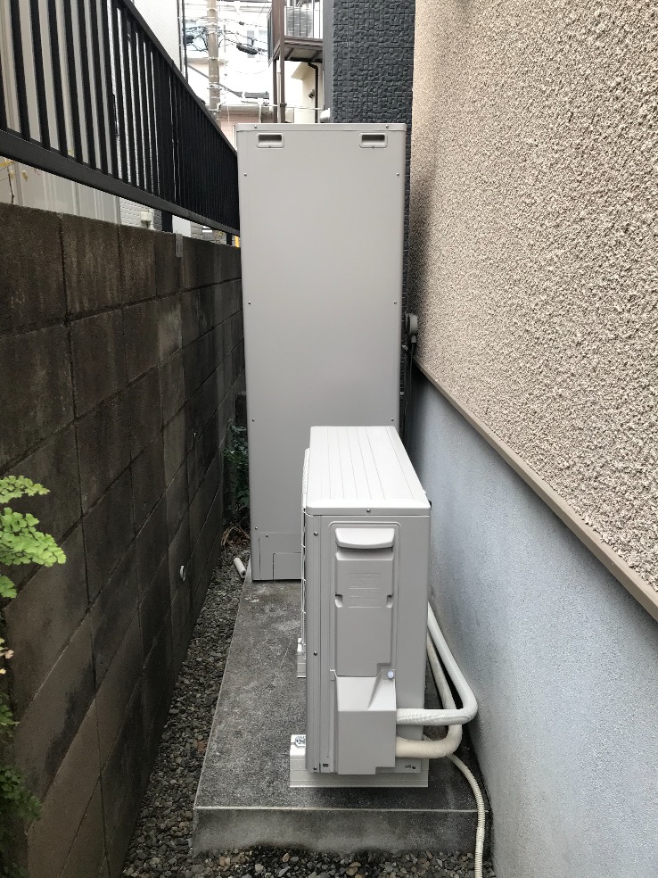 神奈川県横浜市鶴見区エコキュート交換工事O様