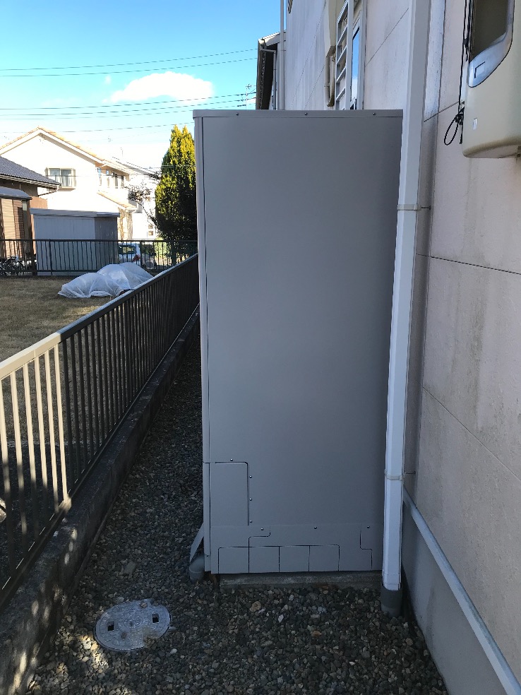 茨城県水戸市 エコキュート交換工事K様