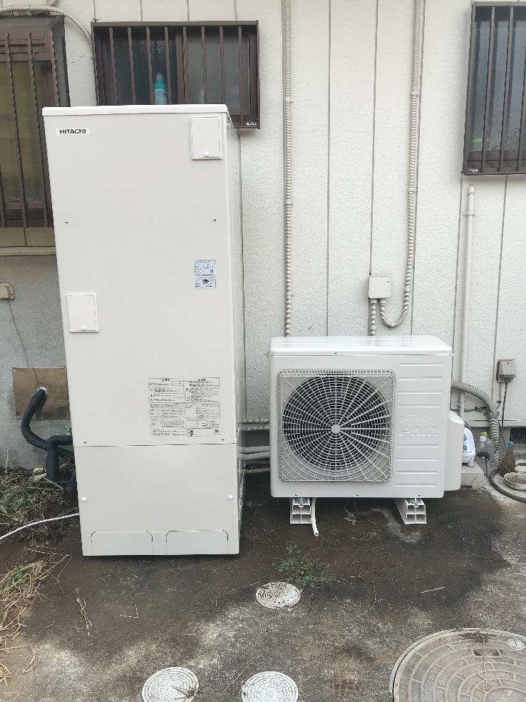 茨城県稲敷郡阿見町川内町エコキュート交換工事K様