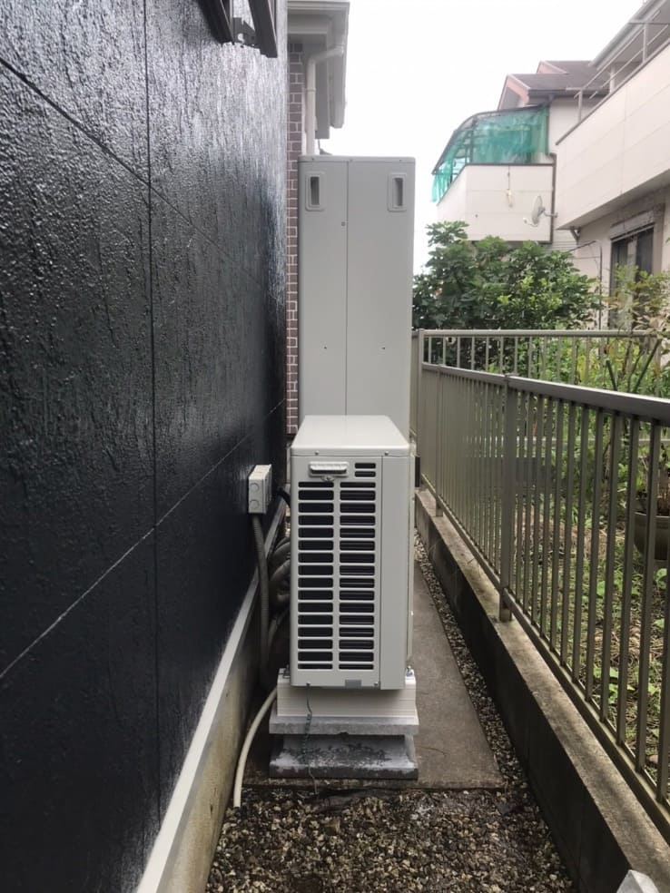 東京都福生市武蔵野台エコキュート交換工事A様