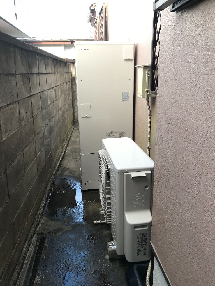 東京都西多摩郡奥多摩町川井エコキュート交換工事M様