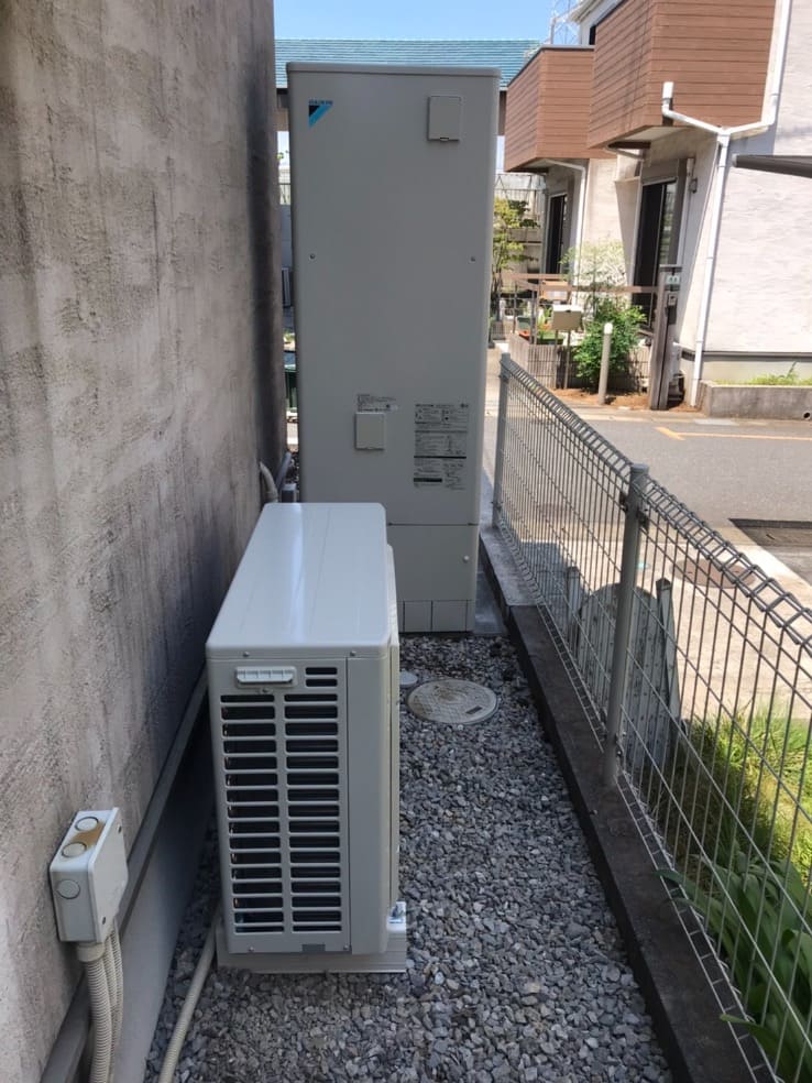 東京都西東京市北原町エコキュート交換工事W様