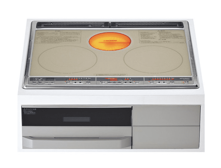 日立ビルトインIHクッキングヒーター　12段階火力調節　幅75㎝　HT-K8STWFS
