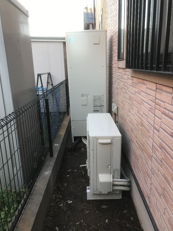 埼玉県春日部市大衾エコキュート交換工事H様