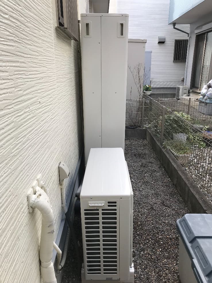 埼玉県越谷市弥十郎エコキュート交換工事O様