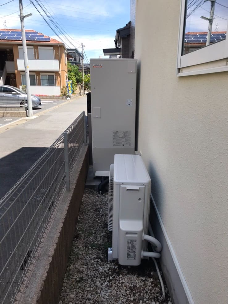 東京都目黒区中央町エコキュート交換工事N様