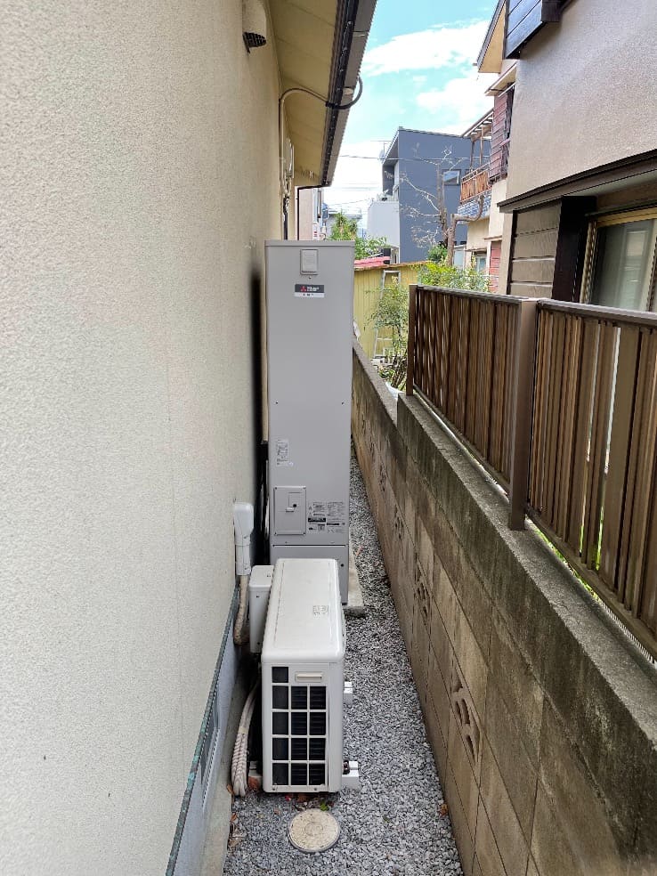 神奈川県横浜市中区末吉町エコキュート交換工事O様