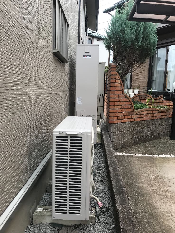 埼玉県白岡市柴山エコキュート交換工事I様