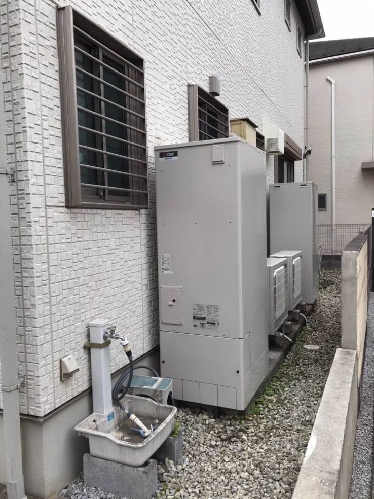 埼玉県吉川市須賀エコキュート交換工事A様