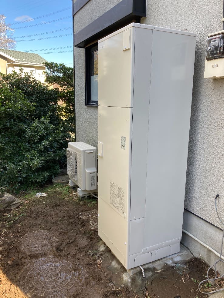 東京都稲城市坂浜エコキュート交換工事K様