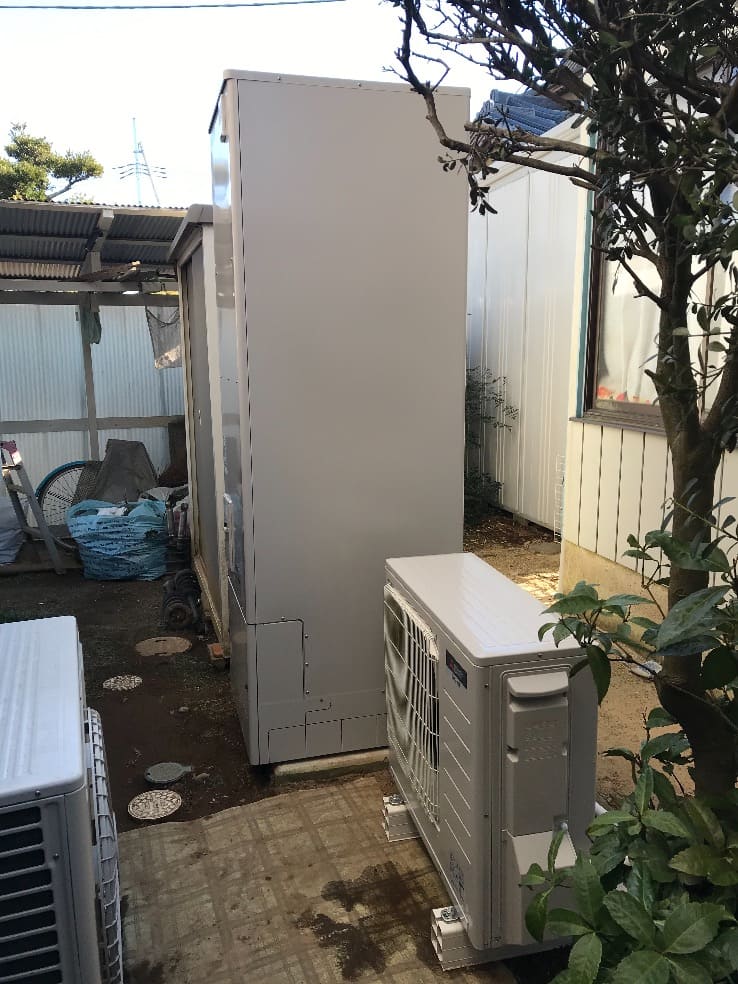 千葉県八街市沖渡エコキュート交換工事E様