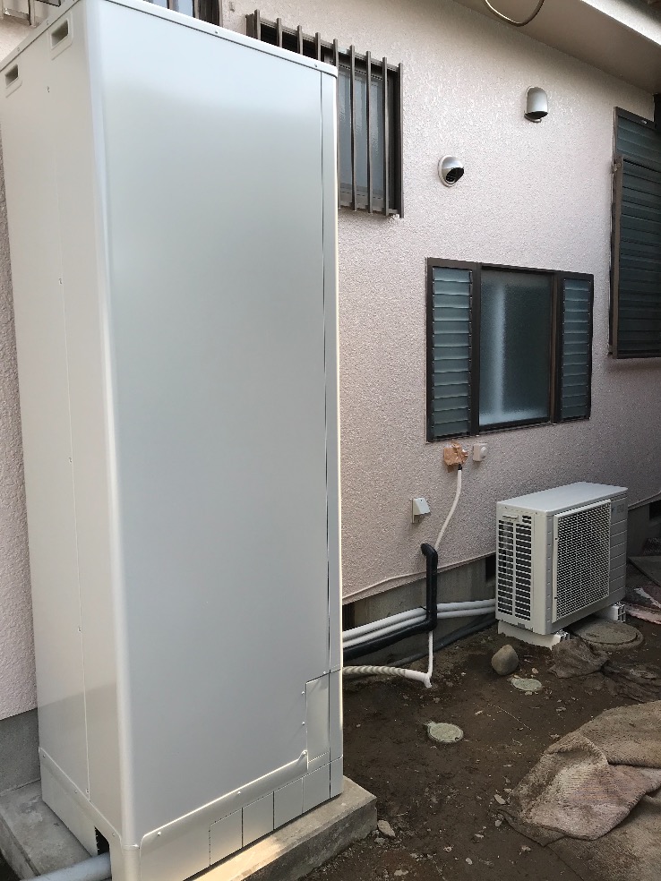 茨城県稲敷郡河内町平川エコキュート交換工事E様