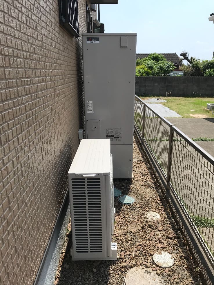 茨城県笠間市飯田エコキュート交換工事O様
