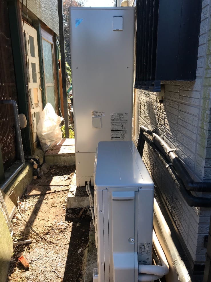 栃木県大田原市大久保 エコキュート交換工事E様