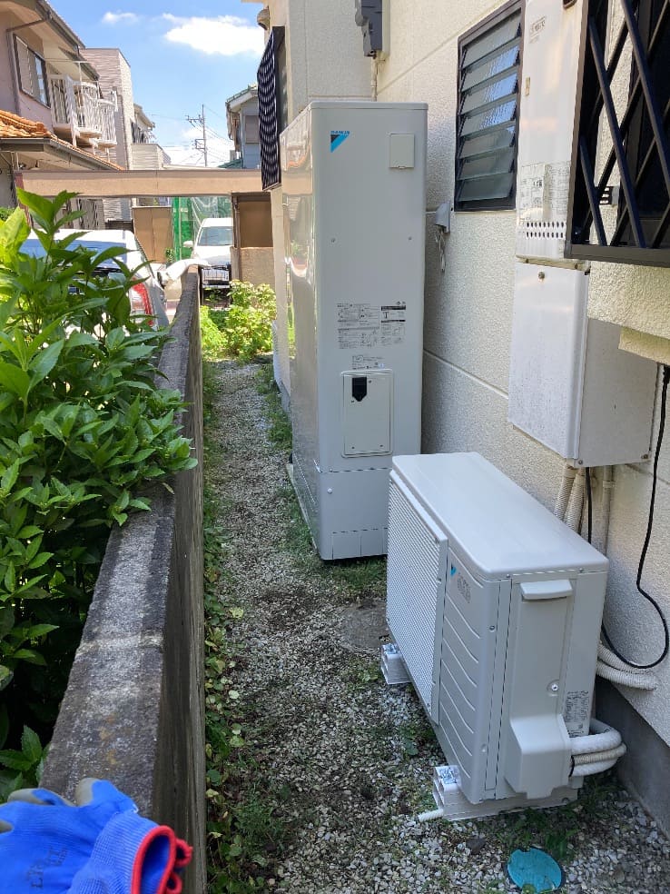 群馬県沼田市岡谷町 エコキュート交換工事D様