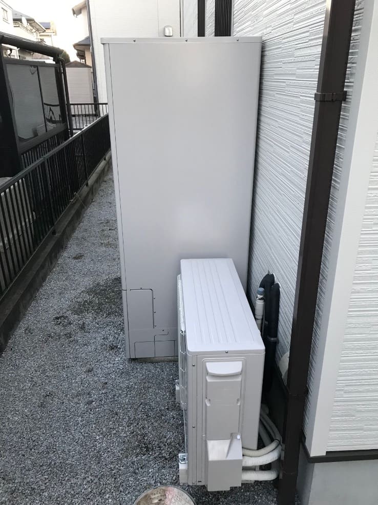 茨城県坂東市桐木エコキュート交換工事F様