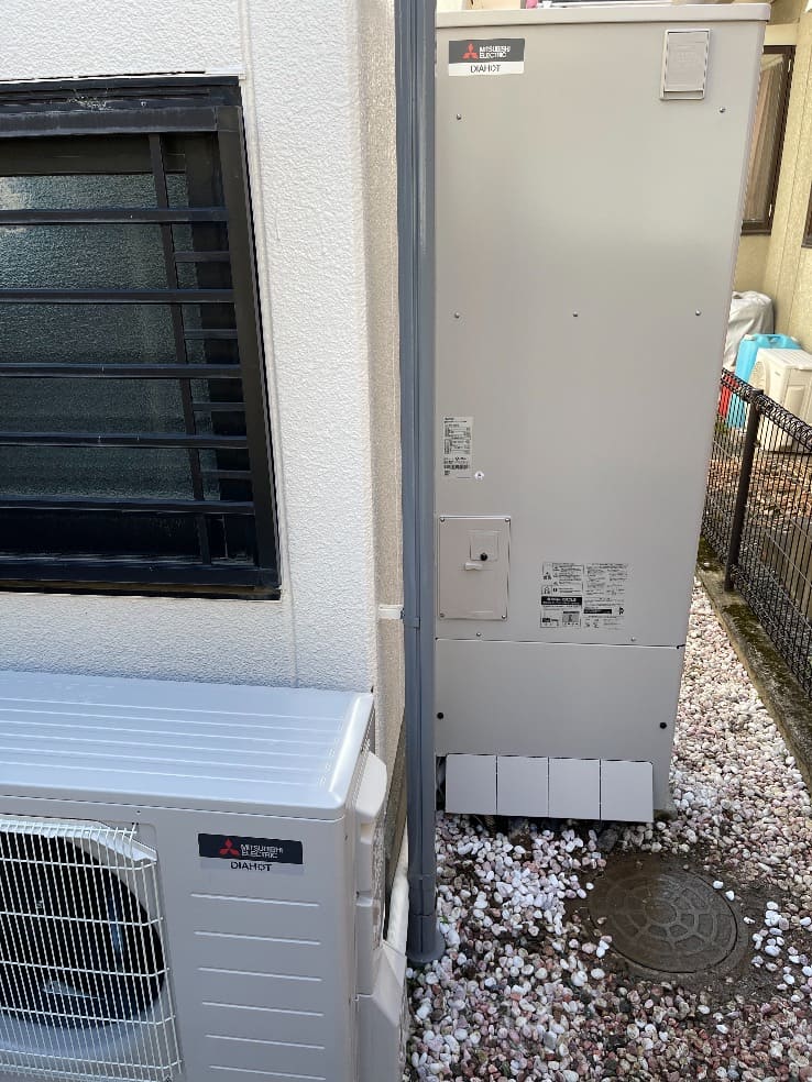 茨城県東茨城郡城里町御前山エコキュート交換工事K様