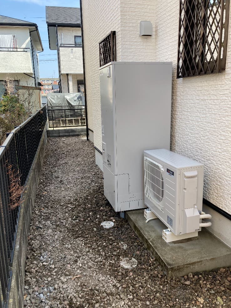 茨城県水戸市河和田エコキュート交換工事O様
