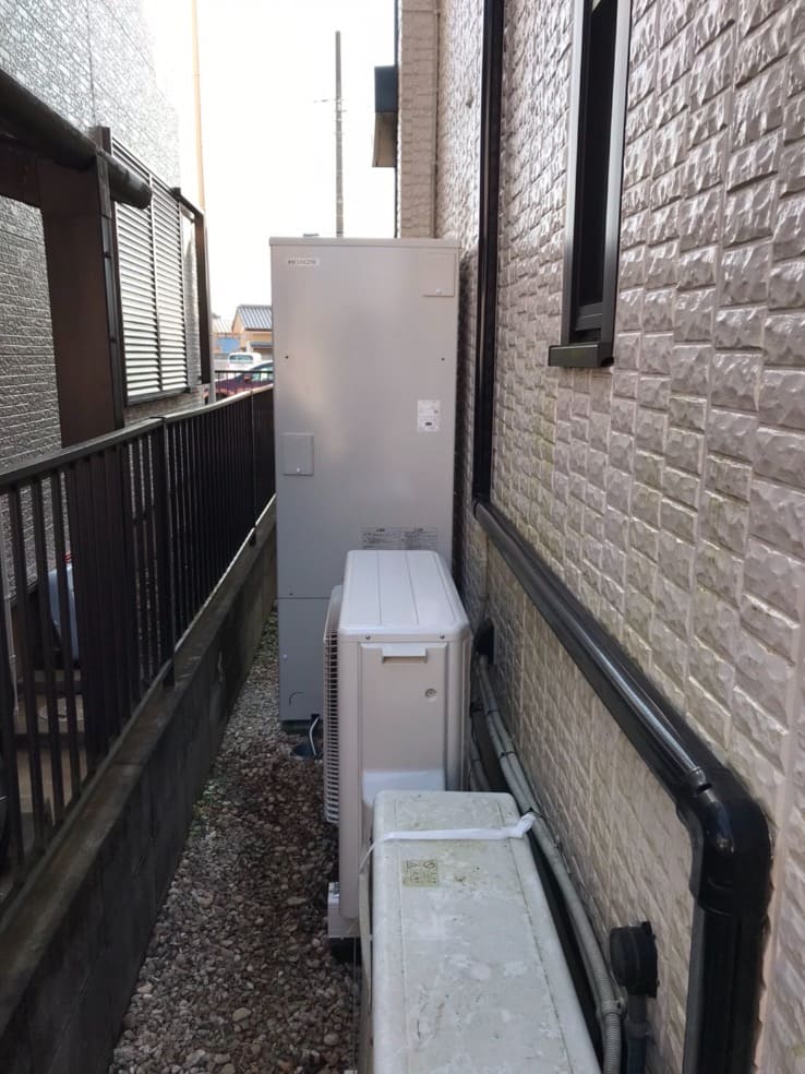 茨城県行方市小幡 エコキュート交換工事T様