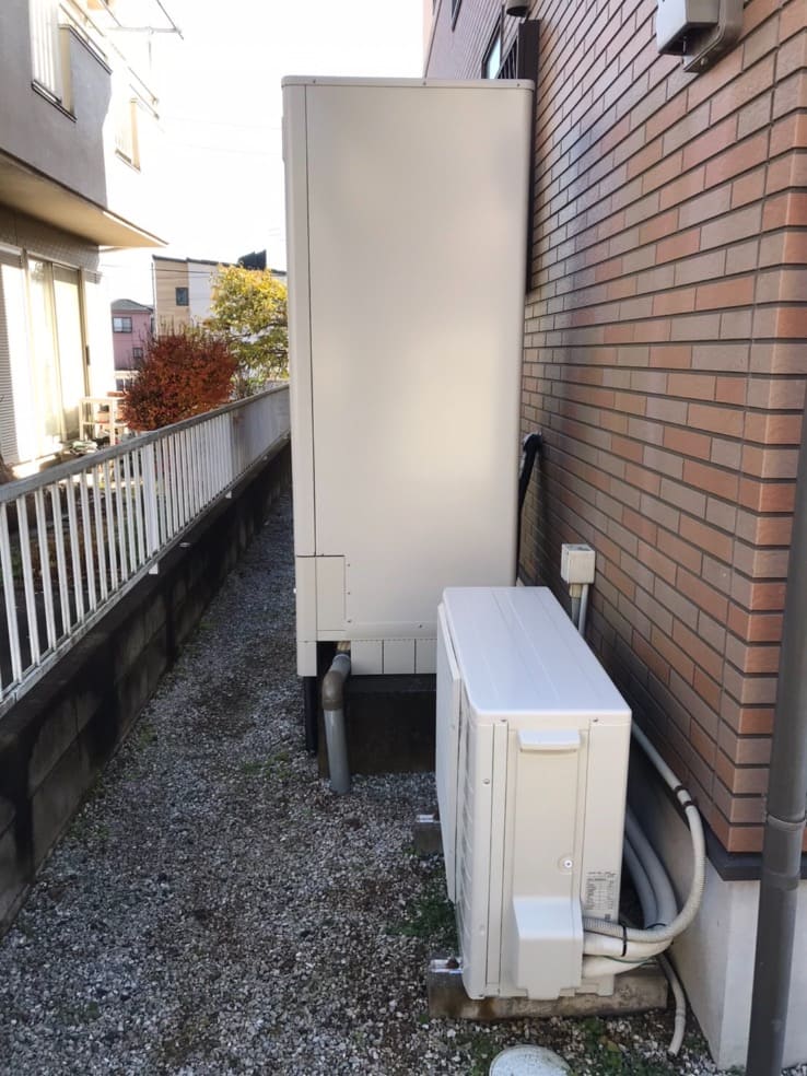 茨城県那珂郡東海村村松エコキュート交換工事O様