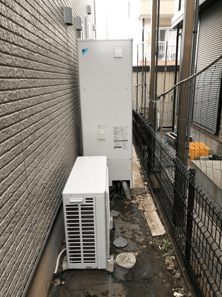 京都府京都市右京区太秦垣内町エコキュート交換工事K様