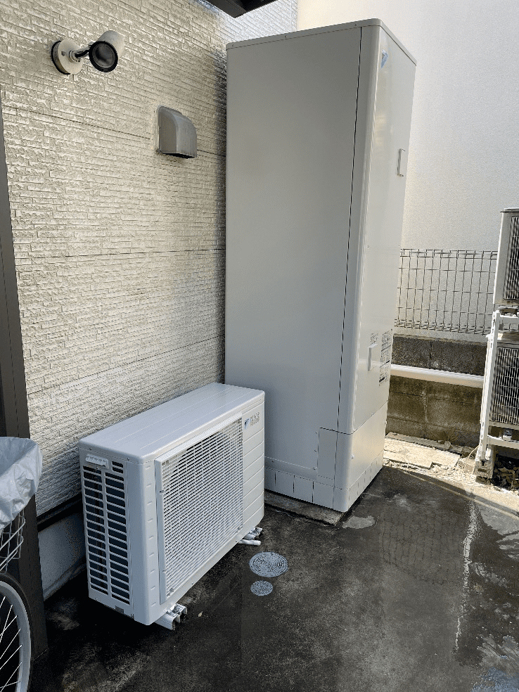 大阪府藤井寺小山新町エコキュート交換工事K様