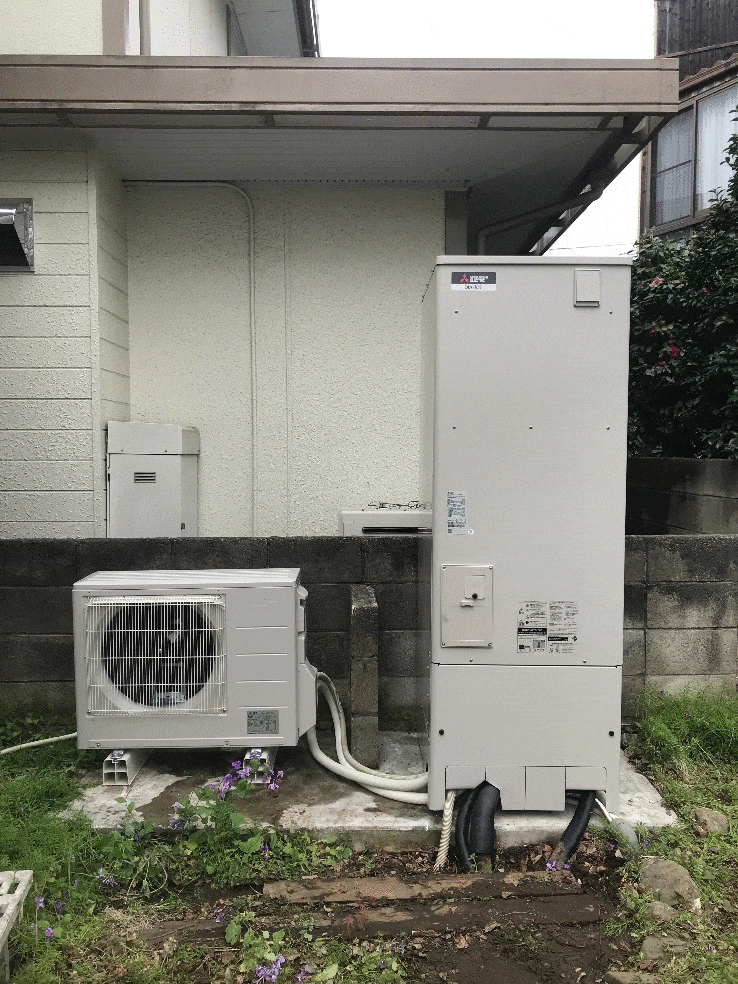 東京都日野市落川エコキュート交換工事I様