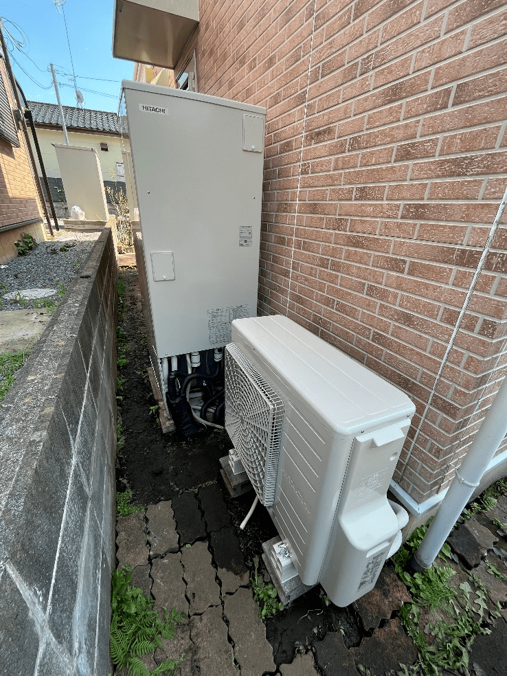栃木県真岡市亀山エコキュート交換工事H様