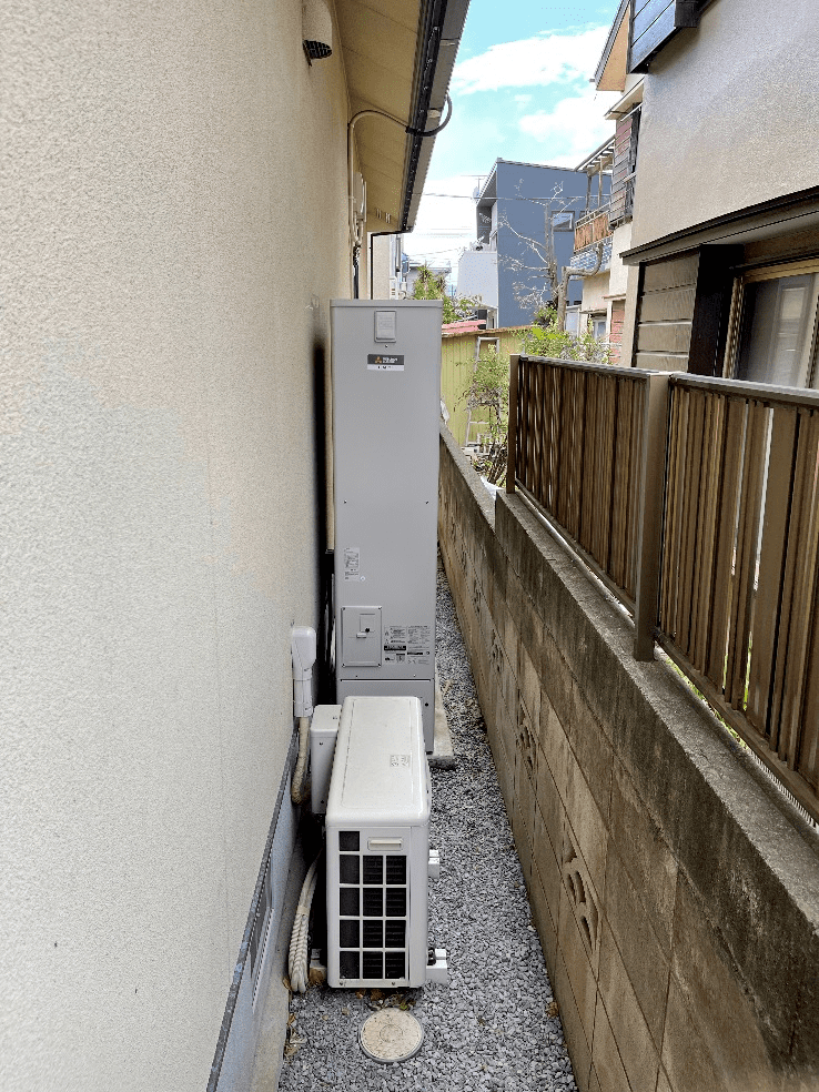 兵庫県宝塚市泉町エコキュート交換工事U様