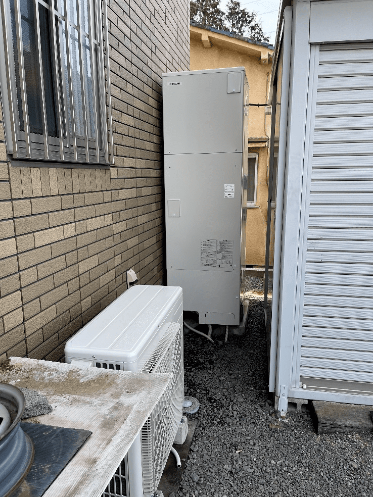 兵庫県川辺郡猪名川町木津エコキュート交換工事M様