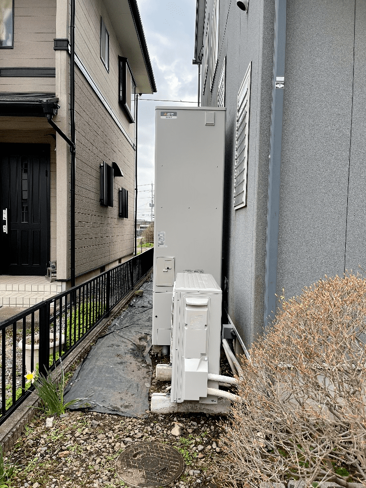 兵庫県川辺郡猪名川町清水エコキュート交換工事W様