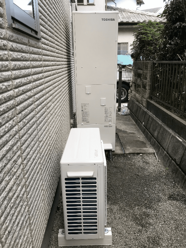 兵庫県朝来市山東町大垣エコキュート交換工事W様