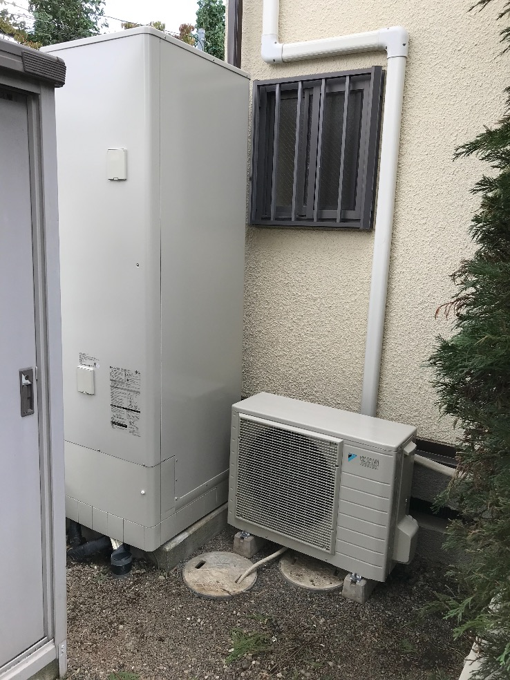 兵庫県神戸市須磨区大手町エコキュート交換工事N様