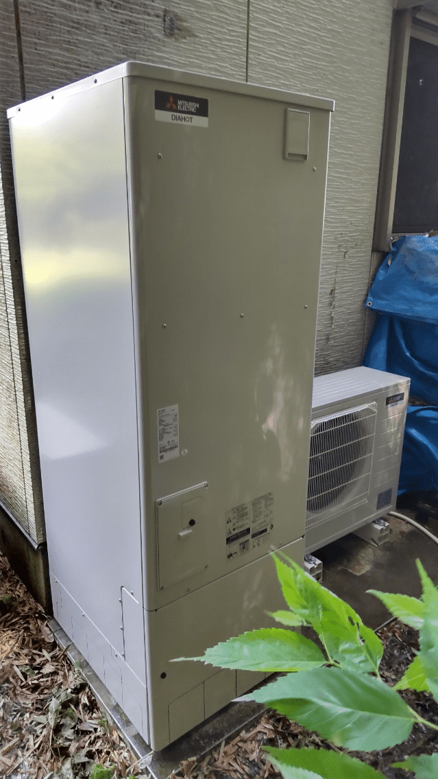 兵庫県美方郡新温泉町清富エコキュート交換工事H様