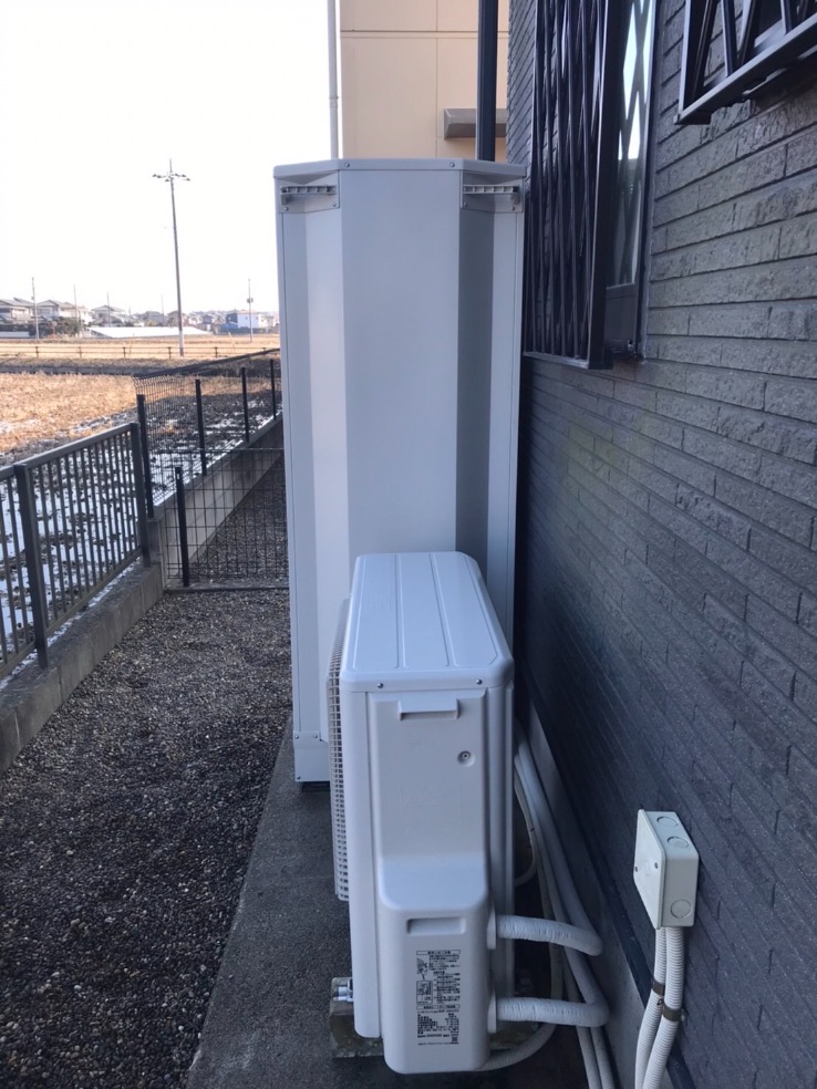 兵庫県芦屋市岩園町エコキュート交換工事U様